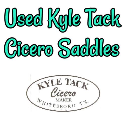Used Kyle Tack Cicero Saddles