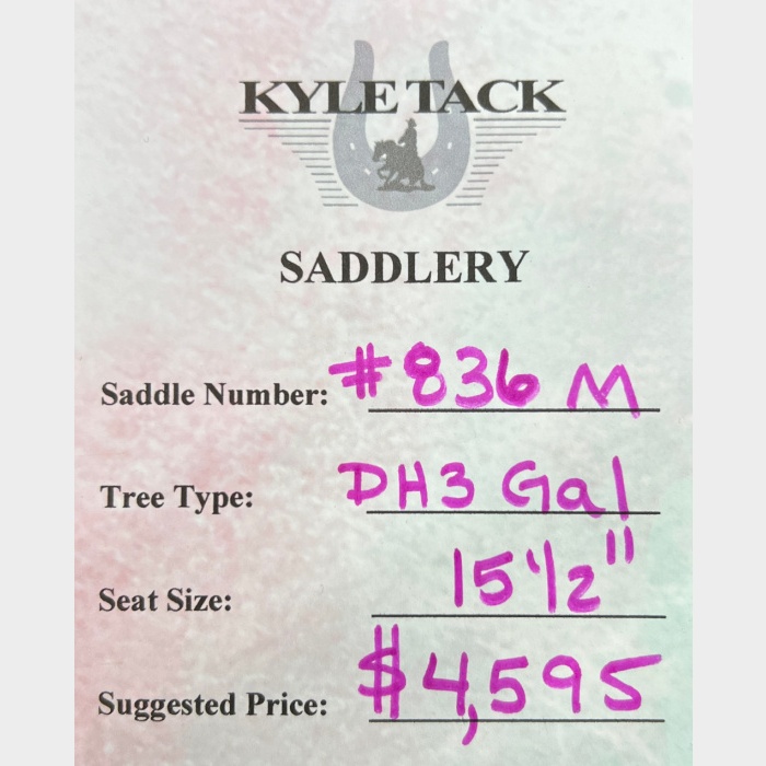 #836M - 15.5" - Kyle Tack Saddle - Image 2