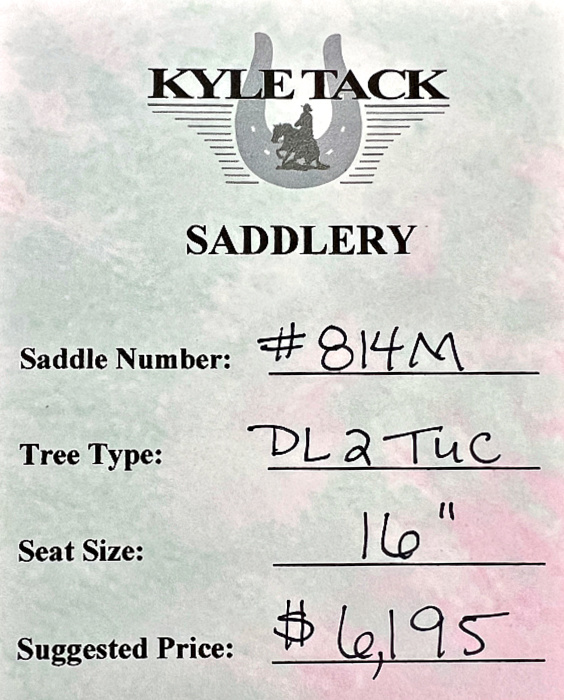 #814M - 16" - Kyle Tack Saddle - Image 2