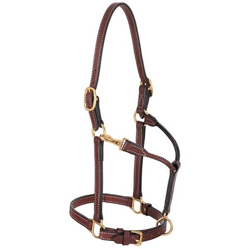ZNRO Weaver Leather Halter - 3/4" Mahogany