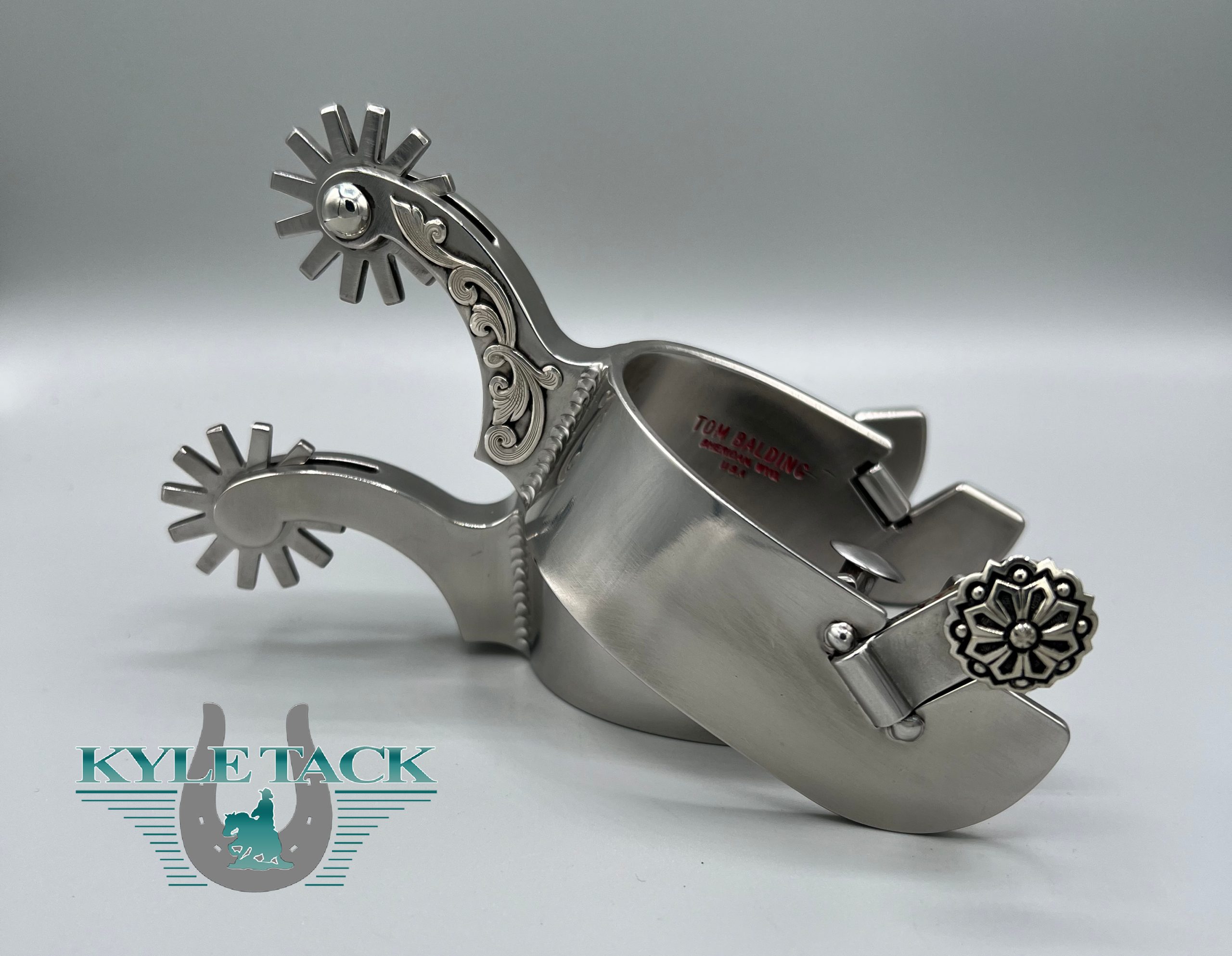 Balding Engraved Ladies Spurs